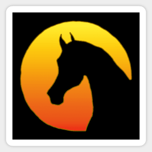 Desert Horse Sticker